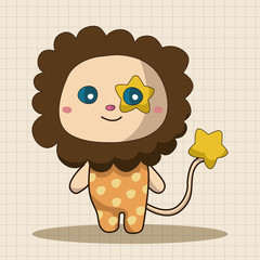 animal cartoon theme elements