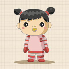 family girl character theme elements