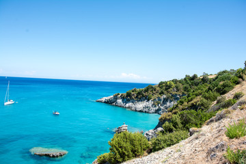 Fototapeta na wymiar Coastline of Zakynthos, Greece