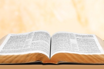 Fototapeta premium Open Bible.