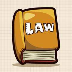 law book theme elements