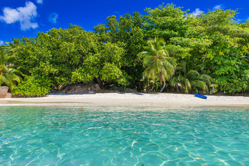 Anse Lazio - Paradise beach in Seychelles, island Praslin