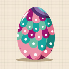 easter egg theme elements background,eps10