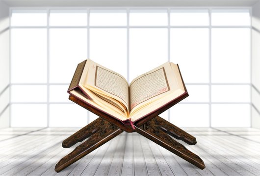 Reading Quran.