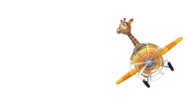 Fun giraffe