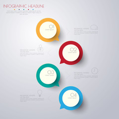 Business template. Can be used for workflow layout, banner, diag
