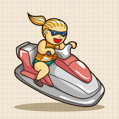 Water Sports theme elements