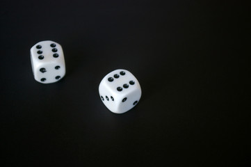 Two dice with 6's on each