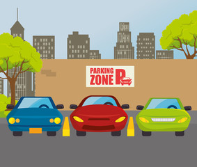 Parking or park zone design