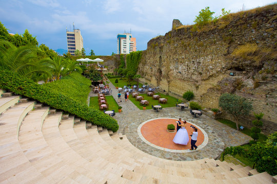 Mariage dans le ch&acirc;teau d'Elbasan, Albanie 