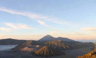 Wandcirkels aluminium Bromo vulkaan, Java, Indonesië © tostphoto
