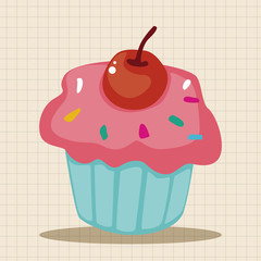 decorating cake theme elements