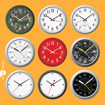 Set of clocks