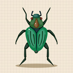 bug cartoon elements