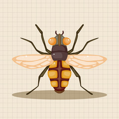 bug cartoon elements