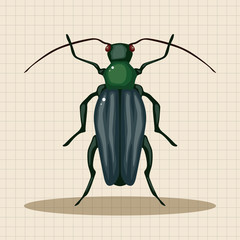 bug cartoon elements