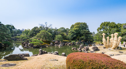 京都　世界遺産　二条城　二の丸庭園