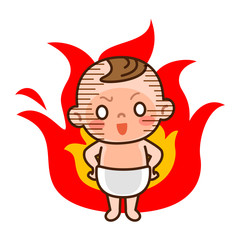 怒る赤ちゃん