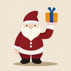 santa claus theme elements