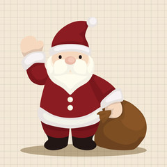 santa claus theme elements