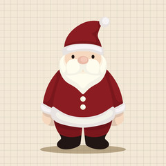 santa claus theme elements