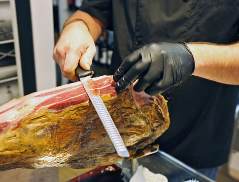 Cortador de jam&oacute;n ib&eacute;rico de primera calidad