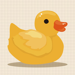 bathroom duck theme elements