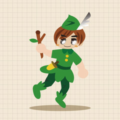 Peter Pan theme elements