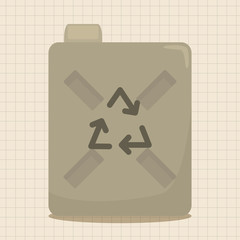 Environmental protection concept theme elements; Reduce the use