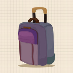 travel bag theme elements