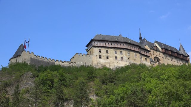 Karlstejn medieval Castle. Bohemia