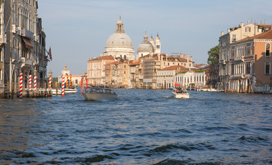 Fototapeta na wymiar Taxi in Venice, Italy