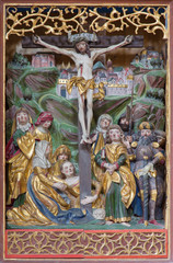 Neuberg and der Murz - The polychrome carved Crucifixion