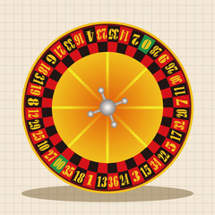 casino roulette theme elements