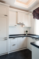 white kitchen interior