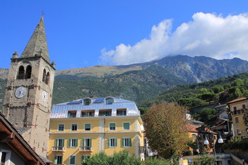 Italian village Saint Vincent