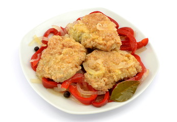 ryba smażona marynowana © robert6666