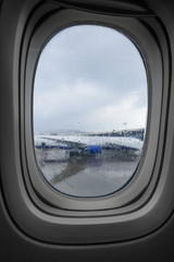 Fototapeta premium porthole view inside