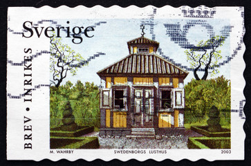 Postage stamp Sweden 2003 Garden Pavilion