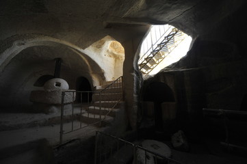 Impressive underground Oil-press Cave in Beit Govrin, Israel