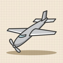 transportation airplane theme elements