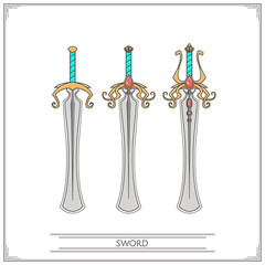 Rounded Fantasy Sword