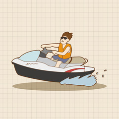 Water Sports theme elements