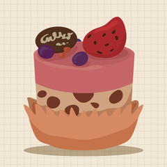 decorating cake theme elements