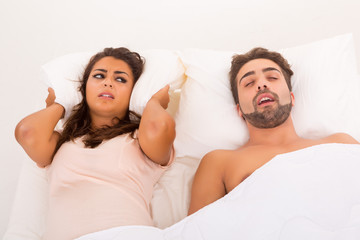 Annoyed woman