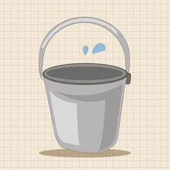 water bucket theme elements