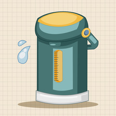 Home appliances theme electric thermos elements