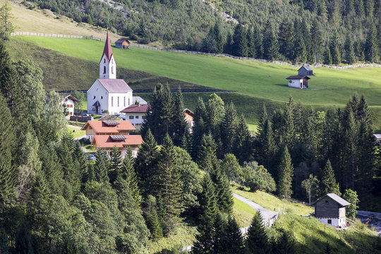 Alpine village, Gramais, Austrian