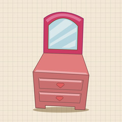 furniture theme cabinet elements vector,eps