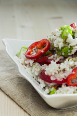 Rice with vegetables